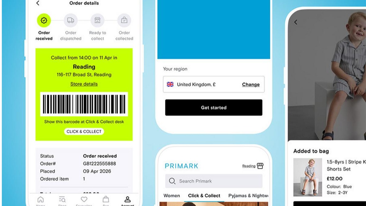 Primark launches first UK mobile app with click and collect across 189